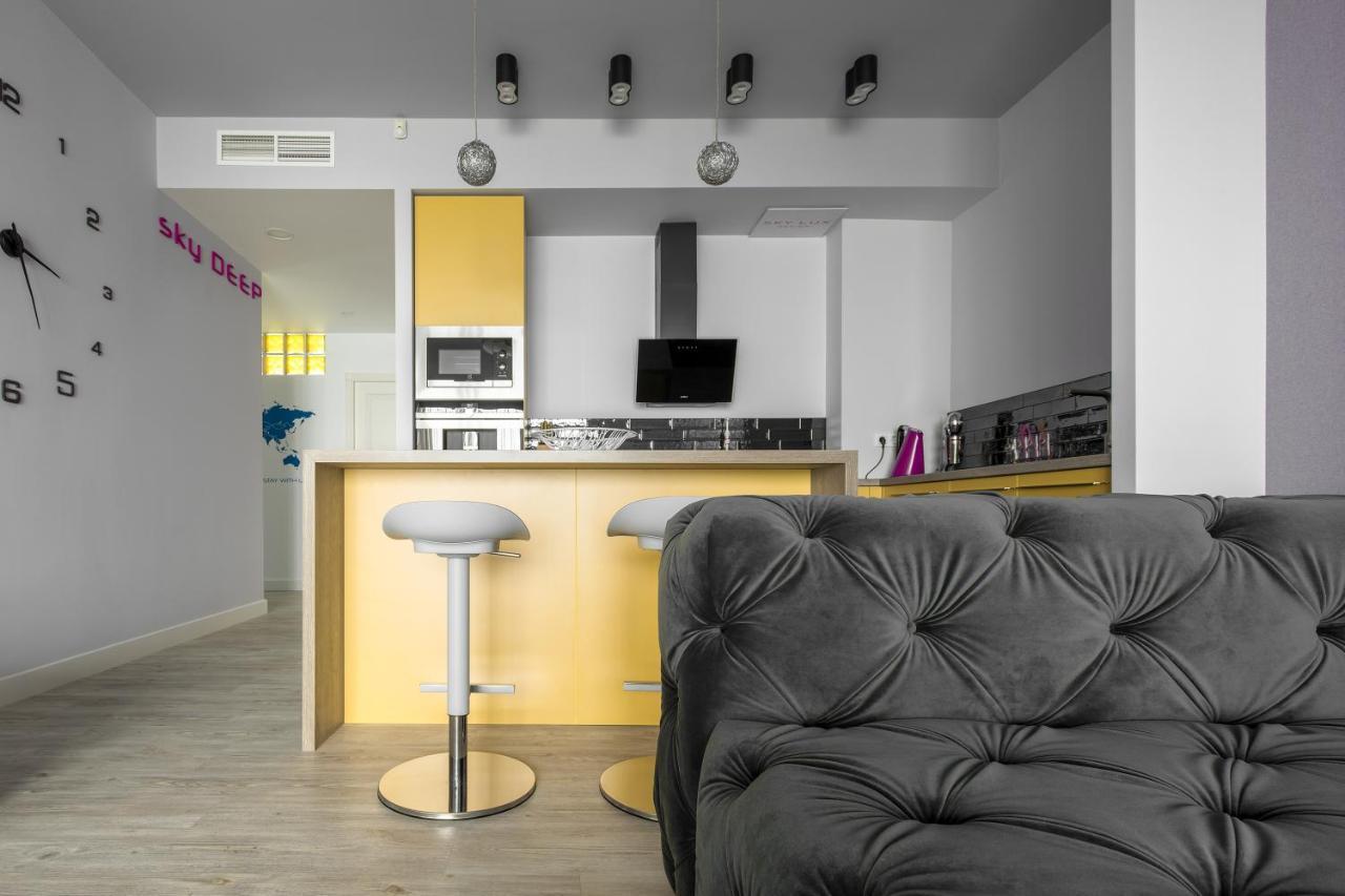 Sky Deep Jacuzzi 30 Floor Apartment Klaipėda Exterior foto
